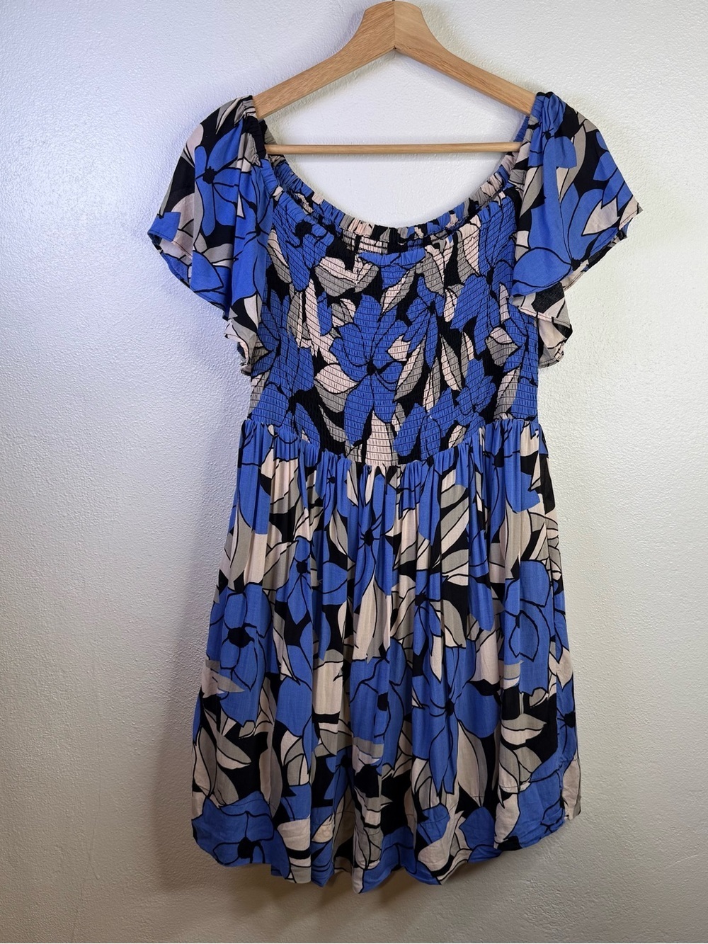 Free People Louise Smocked Dress Women’s Size Medium - Picture 14 of 16